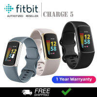 Fitbit Charge 5/ Charge 4 Smartwatch Fitness Activity Tracker สายรัดข้อมือวัดชีพจร GPS ออกกำลังกาย Graphite