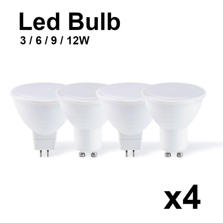 4pcs-led-spot-light-gu10-led-bulb-12w-9w-6w-3wled-lamp-220v-spotlight-sr16-7w-lampida-gu5-3-corn-light-bulb-gu-10-bulb-bulb-10-bulb
