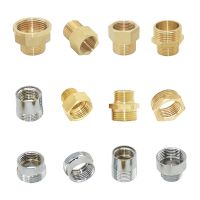 Brass 1/4 1/2 3/4 3/8 1 Male Female Refering Thread Connecter Copper Transition Coupling Adapter Garden Watering Fittings