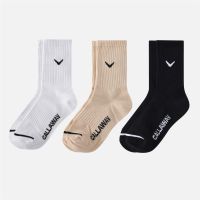 Callaway Sweat-Absorbent golf Anti-Slip Soft Socks Breathable Mens Mid-Tube De