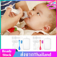 ชุดป้อนยาเด็ก ที่ป้อนยาเด็ก อุปกรณ์ให้ยาเด็ก Baby Feeding Medicine อุปกรณ์ป้อนยาและนมเด็ก 1ชุด/5ชิ้น สำหรับเด็กทารก แบบหลอดฉีดยามีจุกนม จุกดูดป้อนยา ซีลีโคน ปลอดภัย MY60