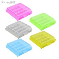 5Pcs Battery Holder for CASE AA/AAA Battery Hard Plastic Storage Box with 4 Slot