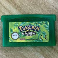 ซีรีส์ Pokemon เวอร์ชันเยอรมันถอดรหัสคู่ GBC NDSL GB GBM GBA ตลับเกมวิดีโอ32บิตคอนโซลการ์ดความจำ5 Classic