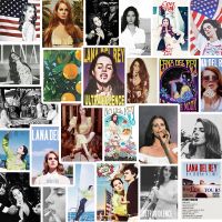 【LZ】 25PCS Singer Lana Del Rey Stickers Born To Die Honeymoon Paradise DIY Laptop Luggage Car Skateboard Helmet Waterproof Gfit Decal