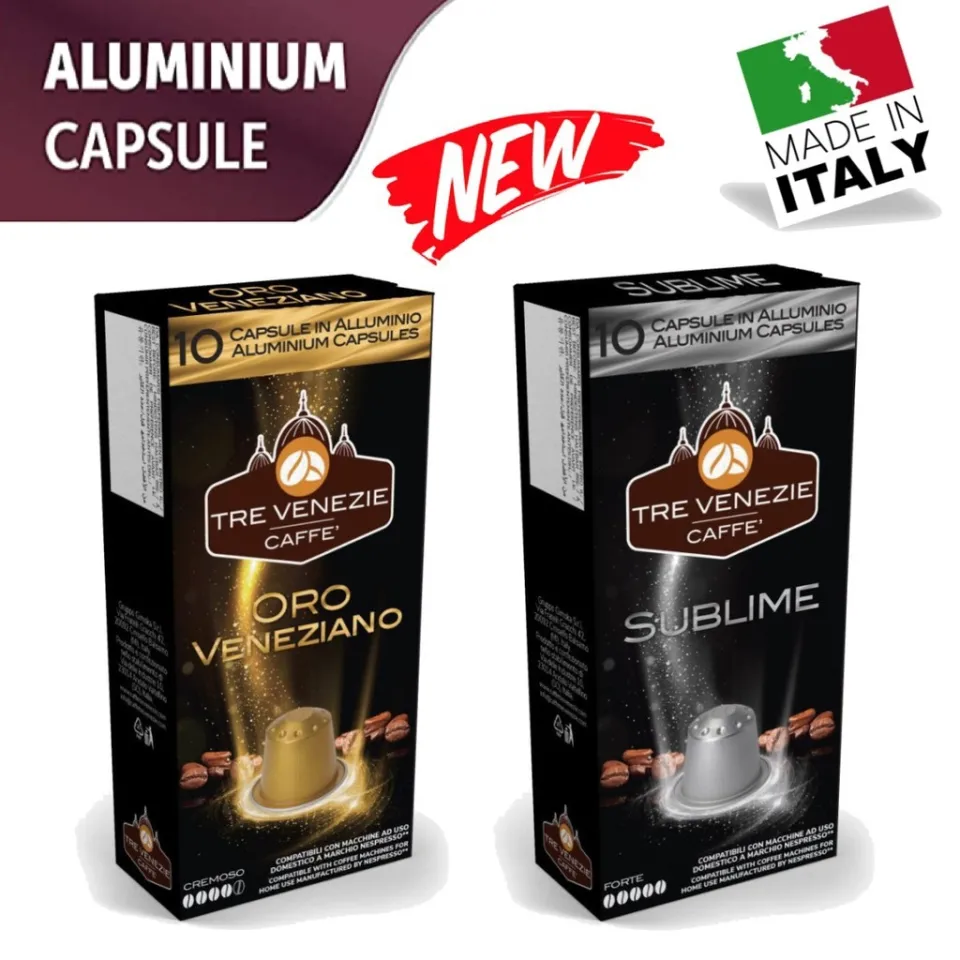 Caffè Tre Venezie Oro Veneziano Capsule Caffè Compatibili Nespresso® –