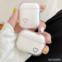 Soft TPU Earphone Cases For Airpods Pro 3 Clear Protective Cover For Apple Airpods 1 or 2 Cute Heart Flower Charging Box Capas