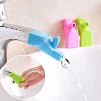 FITS Faucet extender Silicone Bathroom Sink Faucet Extender For Children Hand Washing High Elastic Silicone Portable Water Tap Extension