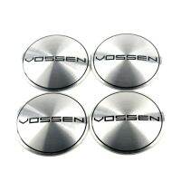 silver Vossen 60mm wheel middle cover car stickers for wholesale Vossen rims wheel stickers