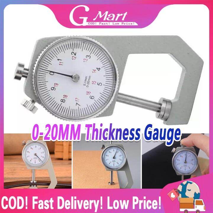 0.1mm New dial Thickness Gauge 0-20mm Digital Micrometer Thickness ...