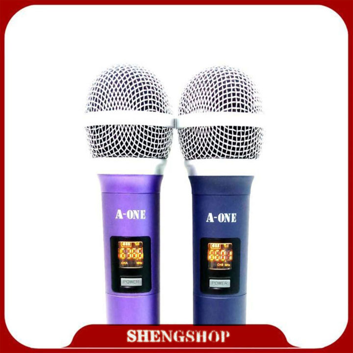 ไมค์ลอยคู๋แบบพกพา-a-one-a-66-ไมค์ลอย-2ตัว-a66-ฟรีหัวแปลง-mic-to-plug-3-5mm