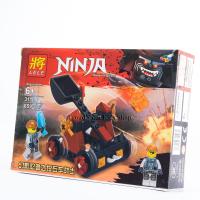 ProudNada Toys ของเล่นเด็กชุดตัวต่อเลโก้นินจา LELE NINJA Masters of Spinjitzu 65 PCS 31108