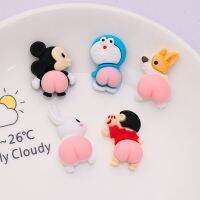【คุณภาพสูง】ใหม่ Crayon Shin-Chan Ass เรซิ่นฟิตติ้ง DIY เคสกาวสําหรับติดรองเท้าเครื่องเขียน