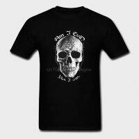 TOP Tees T เสื้อ necronomicon Skull Evil Men แฟชั่น Casual Death Skull geeklisart hip hop ยี่ห้อใหม่ Novelty TE เสื้อ