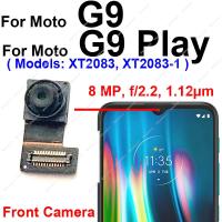 กล้องหลักด้านหน้าด้านหลังสำหรับ Motorola Moto G9 G9บวก G9เล่น G9อะไหล่ซ่อมโมดูลกล้องหลังขนาดเล็ก