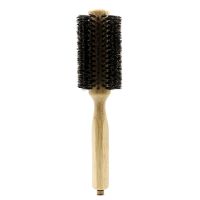 Barber Salon Wood Handle Boar Bristles Round Brush Removable Tail Professional Hairdressing Hair Brush Hair Round Comb