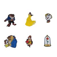 Disney Beauty และ The Beast แพทช์ปักสำหรับเสื้อผ้าเย็บ Belle Princess อุปกรณ์เสริมล้างทำความสะอาดได้ DIY ตกแต่ง-EDCNM SHOP