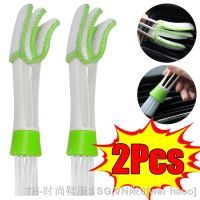 hot【DT】₪○☫  1/2Pcs Car Cleaning Double-Use Air Conditioning Dashboard Outlet Crevice Brushes Interior