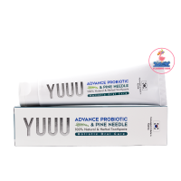 **Exp. 12/2023**  YUUU Advance Probiotic &amp; Pine Needle 120g. ยู ยาสีฟัน โปรไบโอติก และ น้ำมันสนเข็มเกาหลี (1หลอด/120 กรัม)