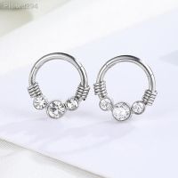 1Pc Nose Ring Hoop 316L Surgical Steel Nose Rings Nose Screw Piercing Lip Rings Earrings for Women Man Nostril Piercing Jewelry