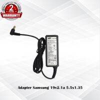 Adapter Samsung 19v2.1a *5.5x1.35* / อะแดปเตอร์ ซัมซุง 19v2.1a *5.5x1.35* แถมฟรีสายไฟ AC   /  *ประกัน 2 ปี