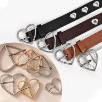 1 PC Love Heart Shape Belt Buckle Replacement Metal Pin Strap Slider For Backpacks Straps Cat Dog Collar DIY Crafts Accessories