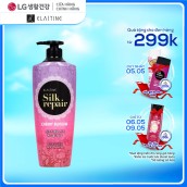 Dầu gội chăm sóc và nuôi dưỡng tóc Elastine Silk Repair 550ml - Hương Hoa Anh Đào
