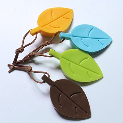 【LZ】 Cute Leaves Shape Silicone Door Stopper Block Children Anti-Folder Hand Security Card Anti-Collision Crash Safety Doorstop