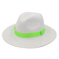 Mistdawn Uni Panama Jazz Gentleman Top Hat Summer Beach Party Outdoor Street Sunhat Wide Floppy Brim Chapeau Platic Straw