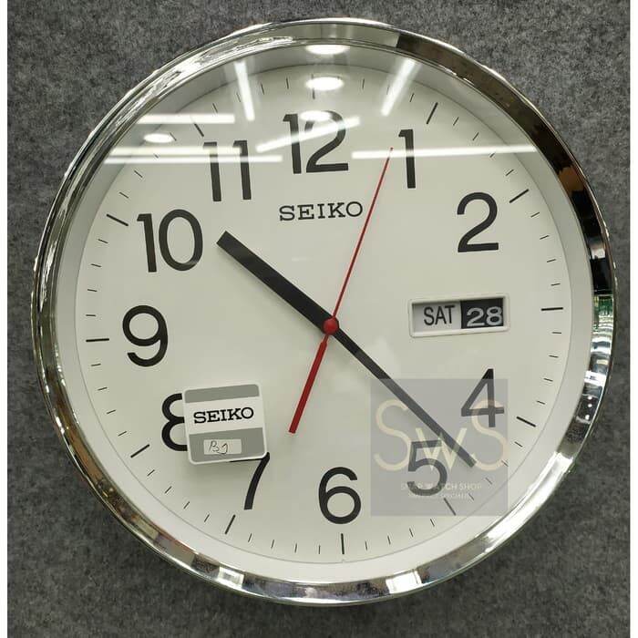Seiko QXF104 Day Date Display 30 cm Jam Dinding Lazada Indonesia