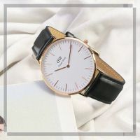 ♔ Ins ultra-thin dw electronic watch han edition contracted black female students of science and technology lovers watch men nylon leather table