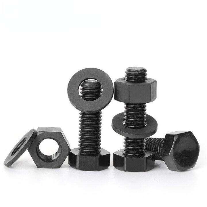 m3m4m5m6m8-nylon-outer-hexagon-screw-nut-flat-washer-set-combination-daquan-plastic-insulating-plastic-bolt-nails-screws-fasteners