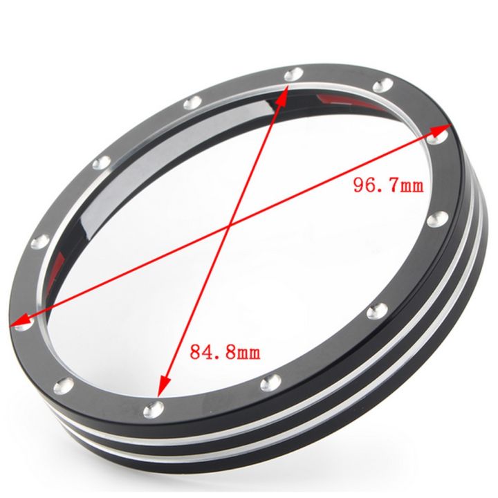 เชส-แหวนประดับกรอบหน้าปัดเครื่องวัดความเร็วมอเตอร์ไซด์สำหรับ-harley-davidson-sportster-xl883-xl1200-dyna-สตรีทบ็อบคนขี่ต่ำ-cnc-อลูมิเนียม