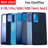 NEW Battery Glass Rear Door Housing Case Back Cover Replacement With Sticker For OnePlus 9 / 9R / 9 Pro / N100 N200 / Nord 2