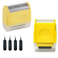 2Pcs Identity Theft Protection Roller Stamp Confidential Roller Stamp Privacy Information Stamp and 4 Pcs Refill Ink