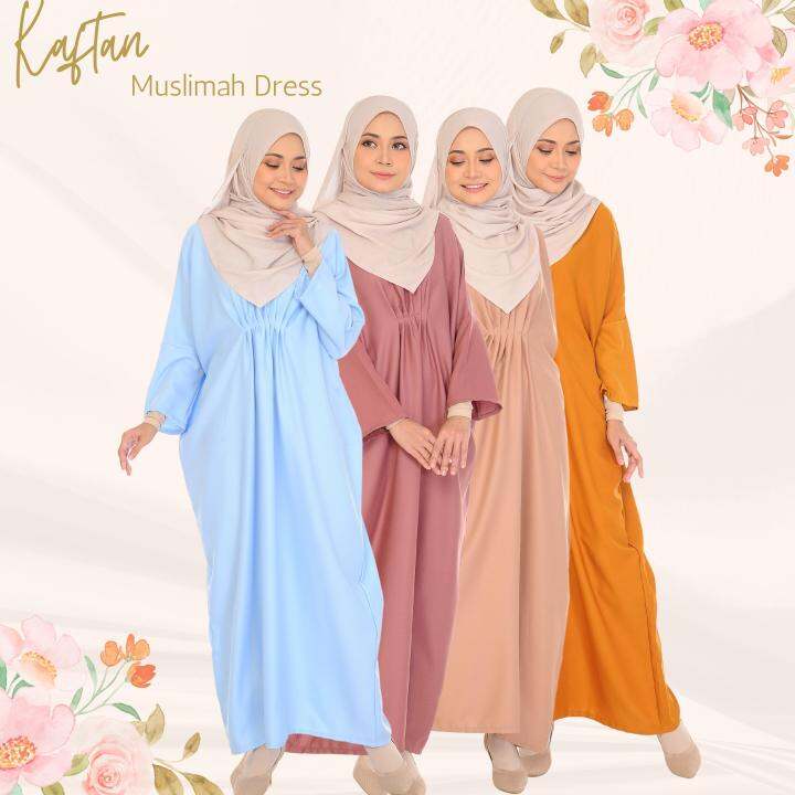 🔥[VIRAL DRESS]🔥KAFTAN Musliamah long Musliamh Dress LENGAN PANJANG LONG ...