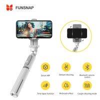 FUNSNAP จับภาพ Q ไม้เซลฟี่ Gimbal Smartphone กระเป๋าอุปกรณ์สตรีมสดบลูทูธสำหรับไอโฟนโทรศัพท์แอนดรอยด์