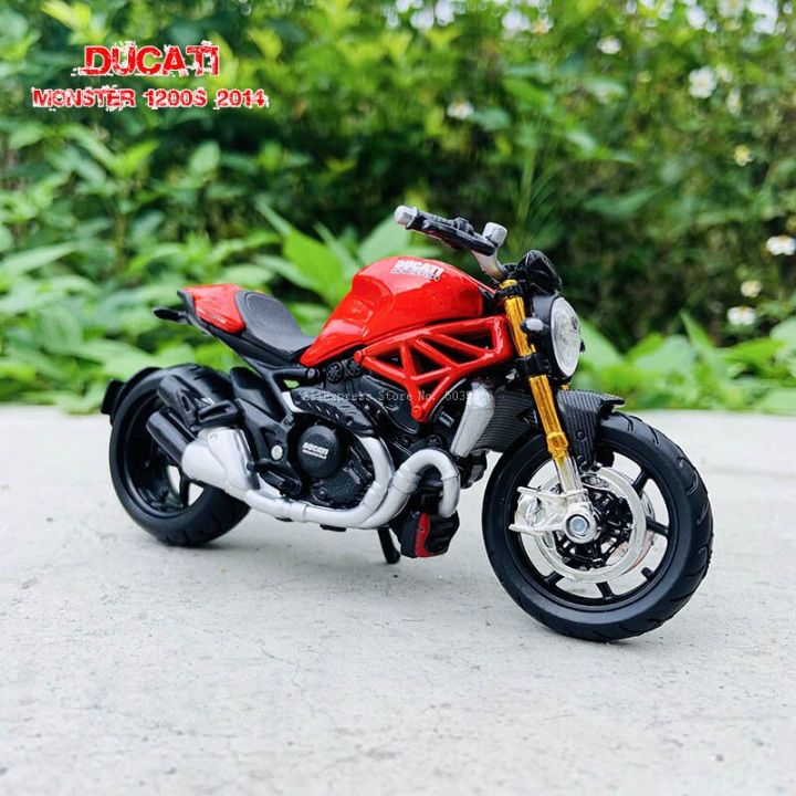 Maisto 1:18 16 styles Ducati Monster 1200S 2014 authorized simulation alloy  motorcycle model toy car gift collection
