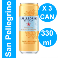 San Pellegrino Essenza Tangerine &amp; Wild Strawberry 330 ml*3 can