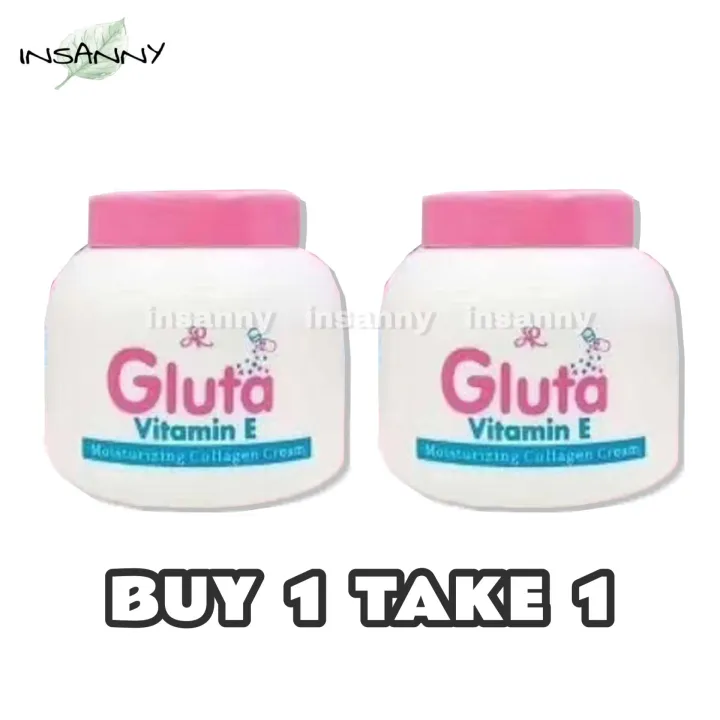 ( SET OF 2 ) Gluta Vitamin E Moisturizing Collagen Cream 200g Lazada PH