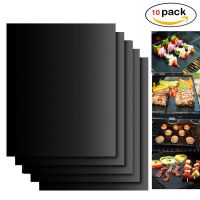 1/5/10pcs Grill 44X33cm Non Stick BBQ Liners Oven Foil Barbecue Plate Reusable Tools Accessories 50