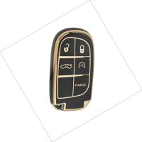 npuh Tpu Car Key Case Cover for Jeep WK2 KL BU MP Renegade Grand Cherokee Dodge Ram Charger 200 1500 Challenger Chrysler 300C Journey