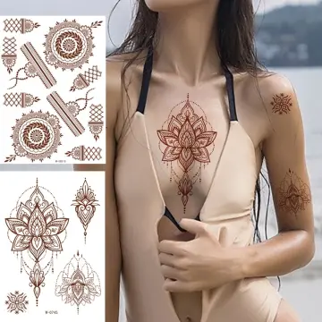 Lacehenna sternum tattoo  Tattoo contest  99designs