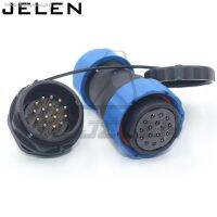 ○ SD28TP-ZM 16pin Industrial power angle connectors 16pin Welded Male female Aviation bulkhead waterproof IP68