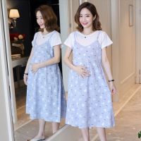 [READY STOCK] Layered Look Woman Loose Maternity Dress Baju Mengandung YD055 (4 Color)