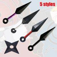 อะนิเมะ Naruto Akatsuki Kunai Kakashi Itachi Uchiha Ninja พลาสติกของเล่นเด็กฮาโลวีนคอสเพลย์ Prop