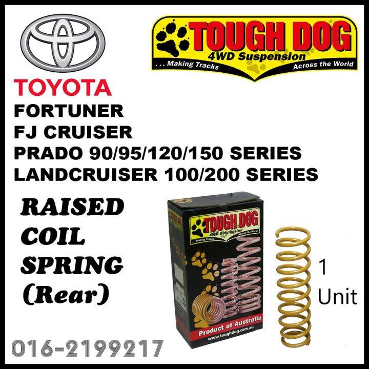 [Tough Dog] Coil Springs for Toyota Fortuner FJ Cruiser Prado 90/95/120