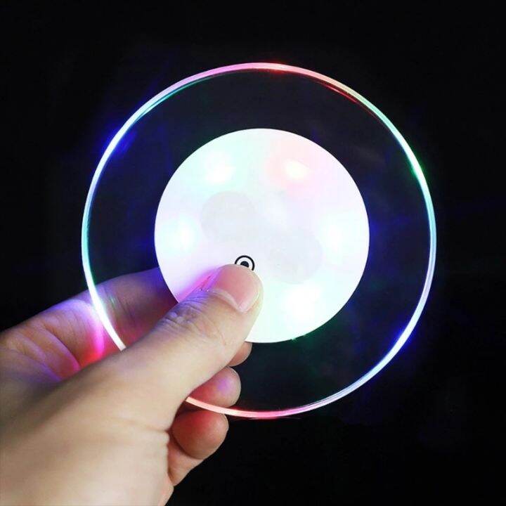 colourful-ultra-thin-led-luminous-coasters-acrylic-square-round-waterproof-light-up-cup-mat-party-table-decoration