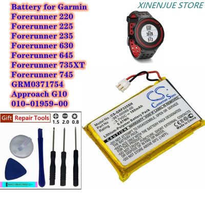 Smartwatch Battery 3.7V/180mAh 361-00086-00,361-00072-10 for Garmin Forerunner 220,225,235,630,645,735XT,GRM0371754,Approach G10