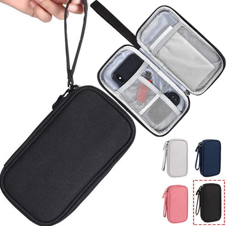 Mini Digital Gadgets Storage Box Waterproof Digital Storage Box Travel EVA  Data Cable Battery Charger Portable Gadget Bag Pocket