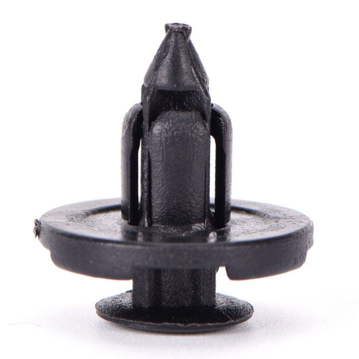 lowest-price-mh-50x-8mm-auto-bumper-fender-retainer-push-black-plastic-fixed-clips-ตัวยึด